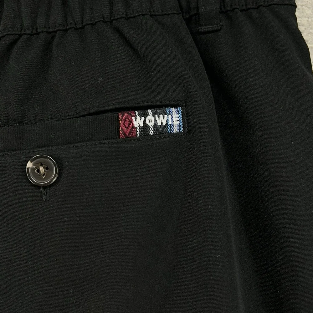 Wowie Daily Shorts Men Size XL Black Casual Elastic Waist